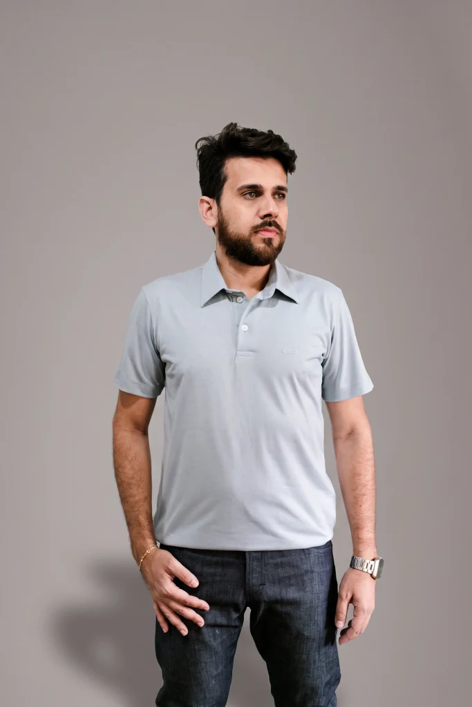 Blusa Polo Masculina Lisa - BPM016