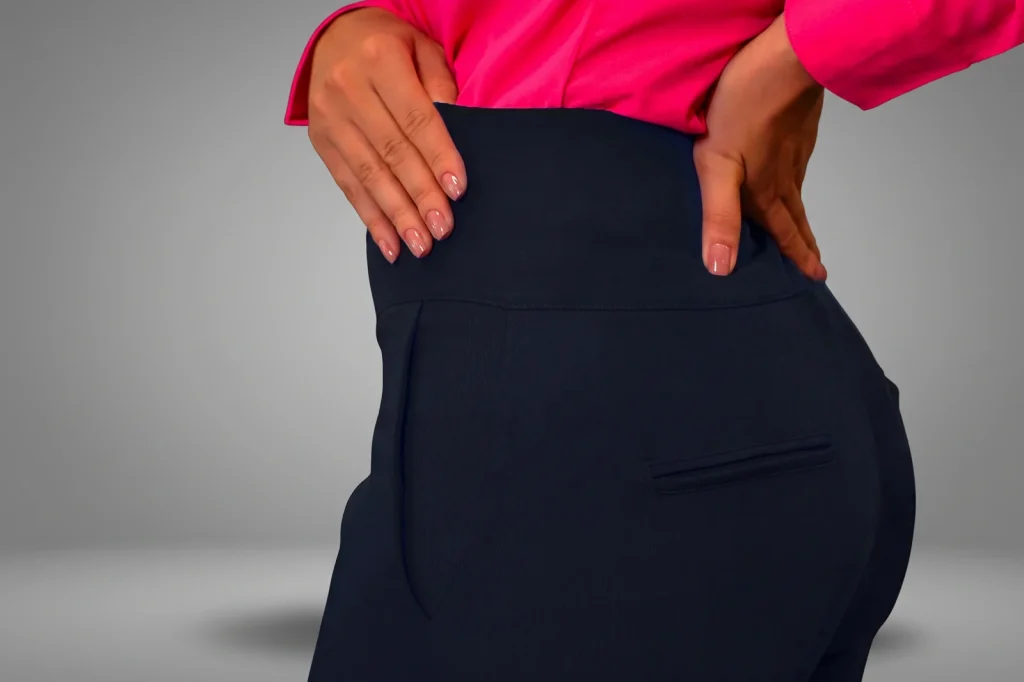Calça Feminina Alfaiataria 3 Botões Microfibra - CLF033