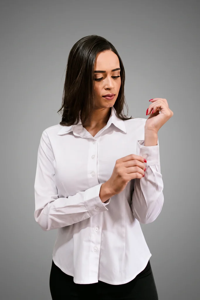 Camisa Social Feminina Manga Longa - CSF005