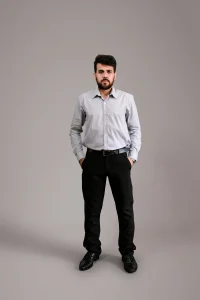 Camisa Social Masculina Manga Longa - CSM007