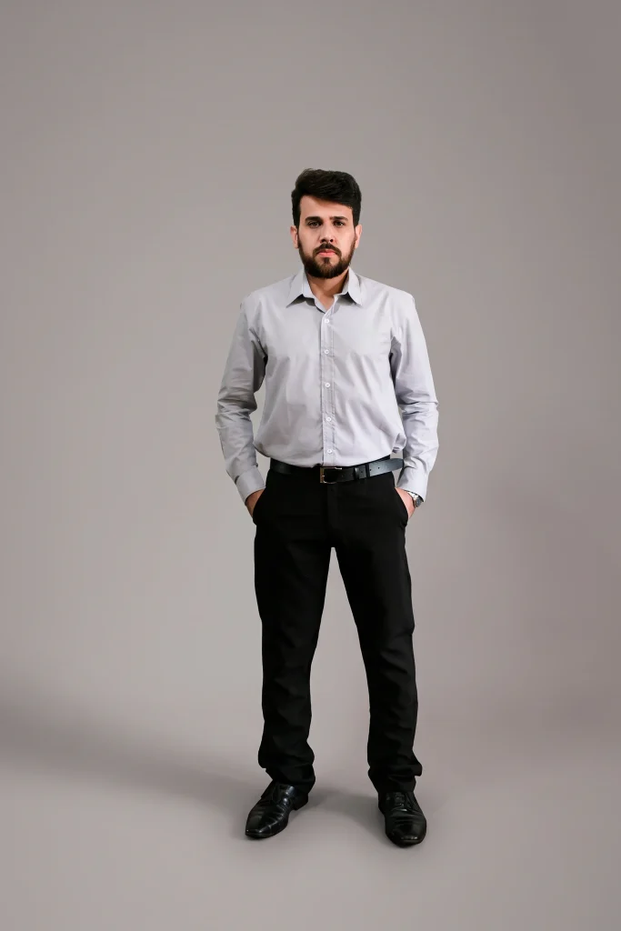 Camisa Social Masculina Manga Longa - CSM007
