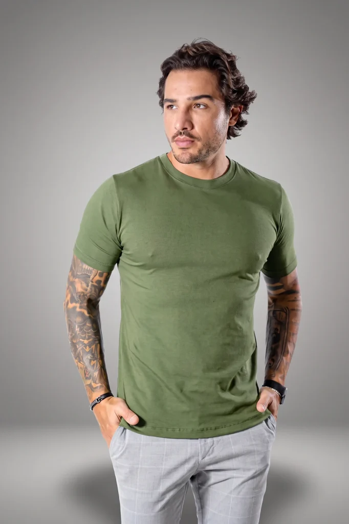 Camiseta Masculina Algodão Egípcio - CTA001
